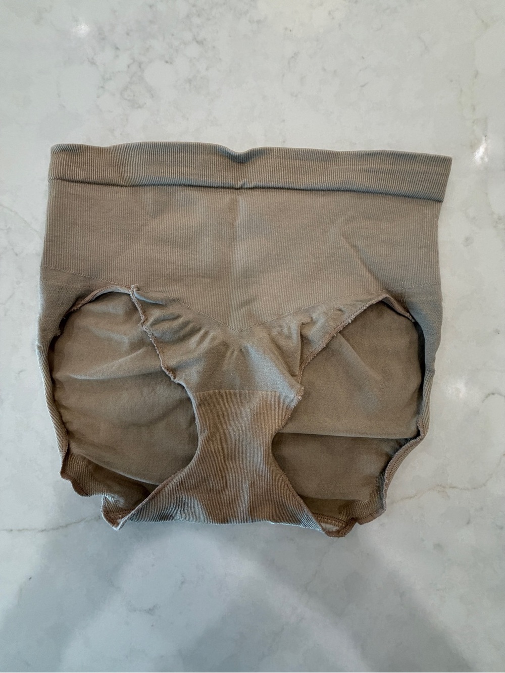 SPANX High-Waist Shapewear Briefs in Taupe Beige